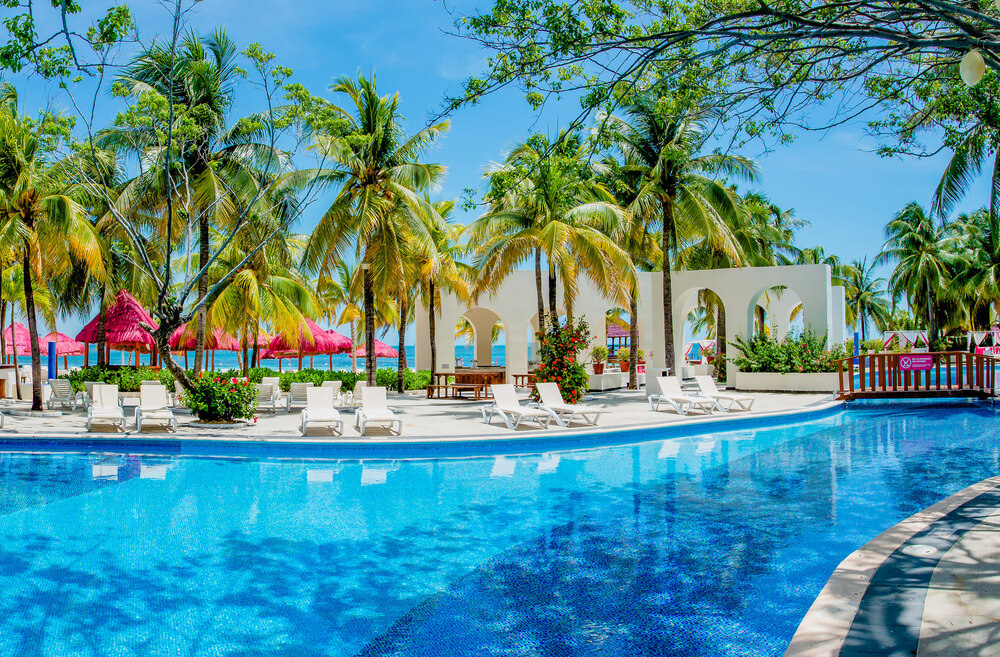 Pool at Oasis Palm Hotel.