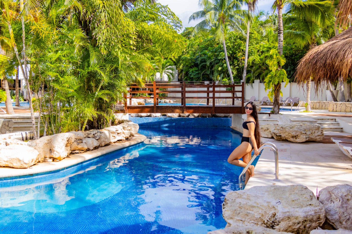 Alberca en Hotel Grand Oasis Tulum Riviera