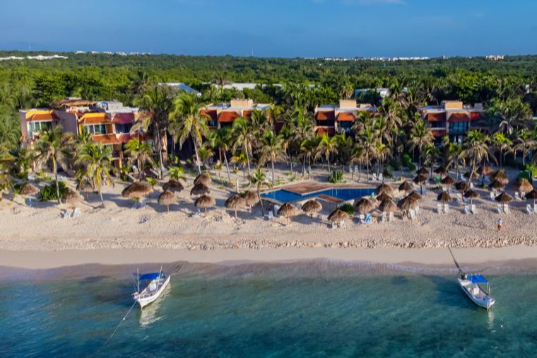 Habitación Estándar con dos camas Dobles y hermosa vista en hotel Grand Oasis Tulum